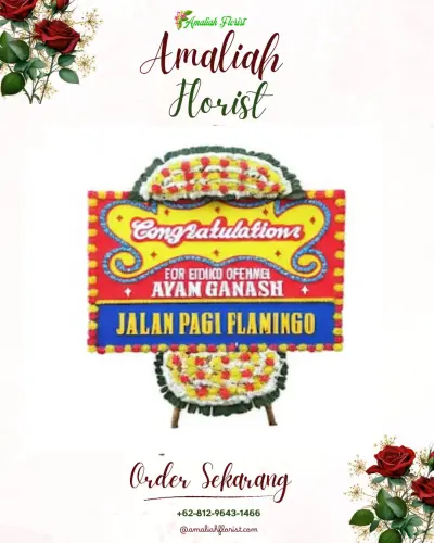 Bunga Papan Congratulation di Mejasem
